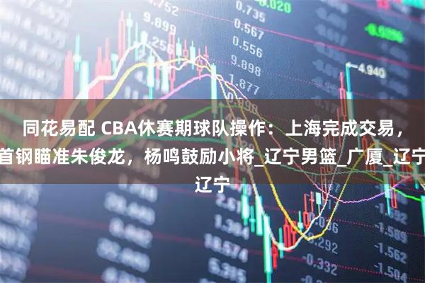 同花易配 CBA休赛期球队操作：上海完成交易，首钢瞄准朱俊龙，杨鸣鼓励小将_辽宁男篮_广厦_辽宁